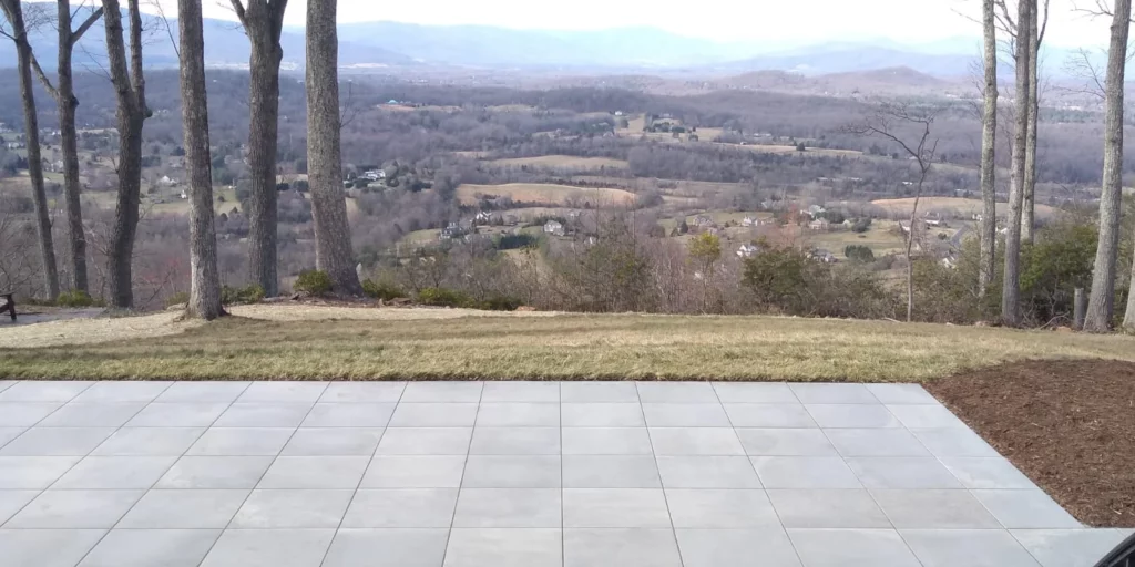 Hardscaping Patio Mountain View